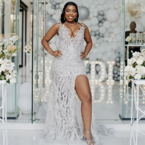 Exquisite Crystal Prom Dresses 2025 Luxury Beaded High Split Mermaid Party Dress African Girls Luxury Evening Gowns Customized