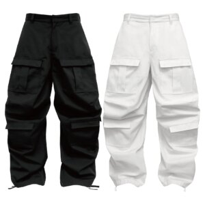 Multi-Pocket Loose Cargo Pants Type Can Close Feet Paratrooper