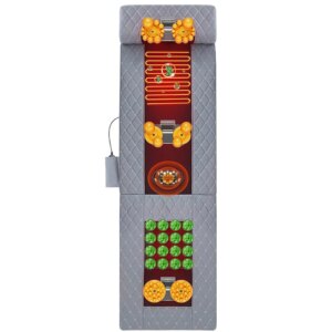 Portable air pressure heating vibration massage pillow electric roller full body sofa neck and back massage cushion