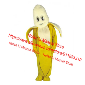 New Customized Six High Quality Materials Banana Mascot Costume Fruit Cartoon Set Halloween Birthday Cosplay Holiday Gift 565