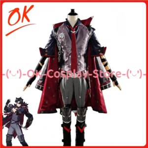 [Customized] Game Genshin Impact Wriothesley Cosplay Costume Anime Roleplay Suit Halloween Carnival Party Holiday Uniform Outift