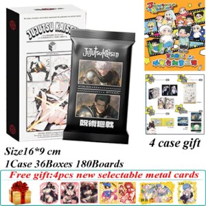 New Emperor Dimension 2 Jujutsu Kaisen Acrylic Colored Paper Anime JJK Gojo Satoru Collection Cards Kids Birthday Toy Gifts
