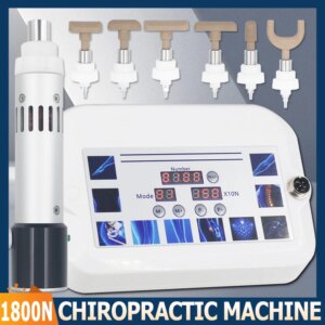 Electric Correction Gun New 1800N Chiropractic Adjusting Tool Spinal Adjustable Instrument Impulse Spine Cervical Back Massager