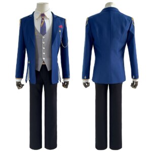 HOLOUN For All Time Anime Clarence Cosplay Costume Uniform Suit Pants Shirt Vest Tie Belt Daily Wear Cos Convention Gift