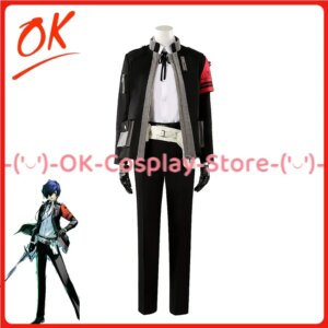 [Customized] Game P3R Yuuki Makoto Cosplay Costume Anime Roleplay Suit Halloween Carnival Party Uniform Coat Shirt Pants Outfit