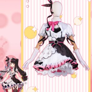 COS-KiKi Vtuber Nijisanji Rena Yorumi Game Suit Cosplay Costume Sexy Lovely Dress Uniform Halloween Party Role Play Outfit Women