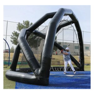 Giant Inflatable Batting Cage Training Inflatable Baseball Batting Cage Sport Game Inflatable Batting Cage for Kids and Adults