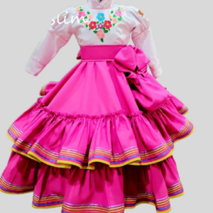 Princess Embroidery Mexican Flower Girl Dress Tired First Communion Holy Mariachi Pageant Birthday Party Gown 2025 Customized