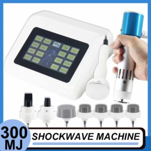 Shockwave Therapy Machine 2 In 1 Ultrasonic Instrument Relieve Limb Pain Muscle Massage Relaxation Massager Health Care 300MJ