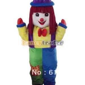 New Adult Hot Sale Foam Cute Doll Clown Cartoon Mascot Costume Plush Christmas Fancy Dress Halloween Mascot Costume