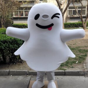 mascot  halloween white ghost mascot costume custom fancy costume anime cosplay kits mascotte cartoon  fancy dress41132