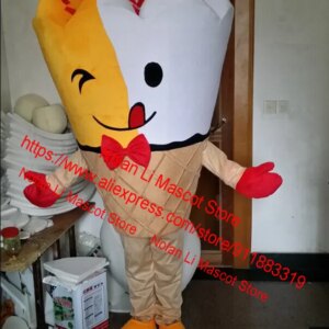 Making EVA Material Ice Cream Mascot Costume Crayon Cartoon Set Birthday Party Masquerade Cosplay Adult Size Holiday Gift 947