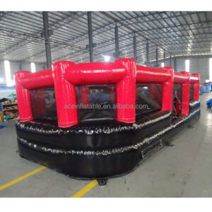 commercial pvc tarpaulin interactive sport game inflatable hockey pitch Inflatable ice hockey Arena inflatable hockey field