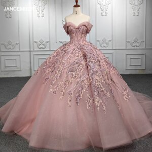 Princess Women’s Quinceanera Dresse CustomizedHigh Quality Off The Shoulder Sequin Ball Evening Party Gown Prom for Women DY6524