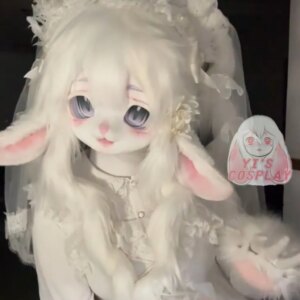 Yis cosplay Custom Furry head Kigurumi Head Cosplay Kemono Fursuit Handmade Headsets Beast Customized Fursuit Kemono Head