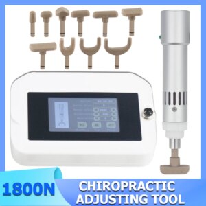 Chiropractic Adjusting Instrument Impulse adjuster Electric Correction Gun Cervical Massage Spine Chiropractic Tool 1800N