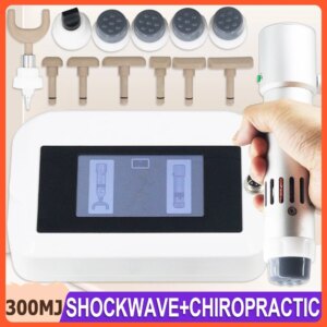Shockwave Therapy Machine For ED Treatment Pain Relief 300MJ Shock Wave 1800N 17Heads Chiropractic Adjusting Correction Spinal