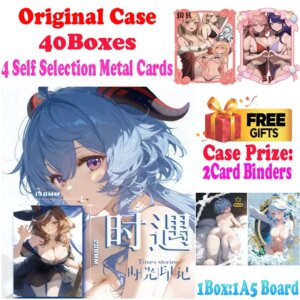 Wholesale 2025 Lastest A5 Size Times Story Collection Card Board Waifu Yae Miko Ayaka TCG Doujin Toys And Hobby Gift