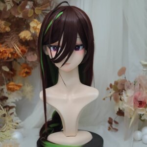 (NFD38–47)Customize Full Head With Lock Pretty Female/Girl Japanese Animego Character Kig Cosplay Kigurumi Mask Crossdress Doll