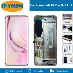 Super AMOLED For Xiaomi Mi 10 Pro 5G S Version LCD Display Digitizer Screen Assembly For Mi 10pro 5g s version Touch Screen