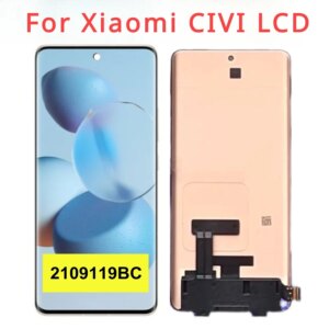6.55 “,AMOLED LCD Display with Touch Screen Panel, Digitizer for Xiaomi CIVI,  2109119BC