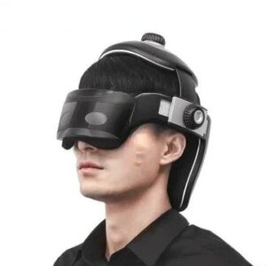 2-in-1 Electric Pneumatic Thermostatic Head Massager Brain Ease Head Therapy Instrument Head Eye Massager Instrument massagers