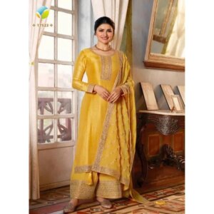 Reception Wear Indian Designer Plazzo Dresses Party Wear Heavy Kameez Suits
