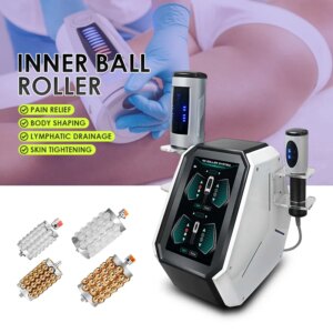2 in 1 Inner Ball Roller Massager Body Relaxation Physiotherapy Device Cellulite Reduction Lymph Drainage Beauty Equipment