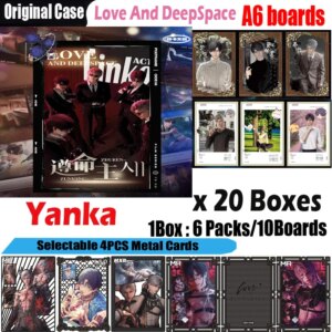 Yanka Newest Love And DeepSpace A6 Size Boards Manfu Collection Card Husband Game Doujin Booster Box Girl’s Toys Birthday Gifts