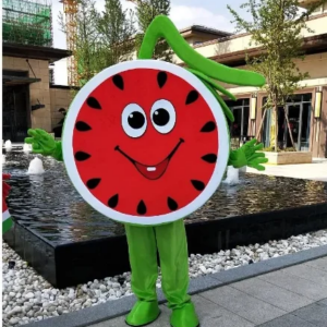 New Adult Hot Sale Foam Cute Fruit Watermelon Cartoon Mascot Costume Plush Christmas Fancy Dress Halloween Mascot Costume
