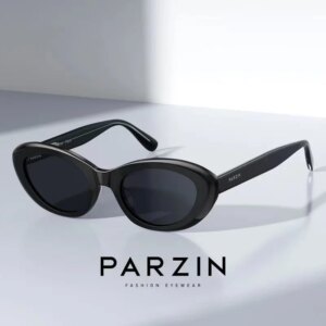 PARZIN New Fashion Polarized Sun Glasses For Women Vintage Cat Eye Sunglasses Women UV Protection Ladies Shades 12726