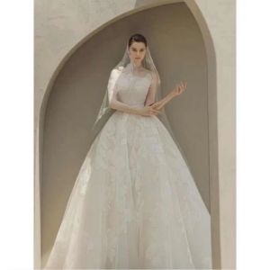 Customized New Elegant A String Waist Fairy Wedding Dress Sexy Strapless Backless Sleeveless Decal Outdoor Beach Bridal Dress