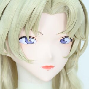 Customize Character Female/Girl Resin Kig Full Head With Lock Anime Cosplay Japanese Anime Kigurumi Mask