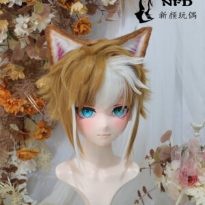 (NFD042) Full head super sweet female resin crossdressing Doll kig cosplay kigurumi mask
