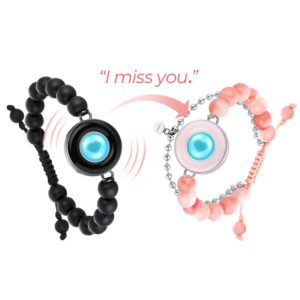 Totwoo Romantic Love Bracelets for Her Bluetooth Smart Jewelry Valentine’s Day Surprise Long Distance Gift for Couple