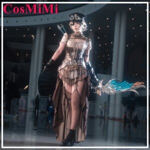 CosMiMi YuanMin Cosplay Game FF14 Costume Elegant Sweet Nifty Combat Uniform Women Full Set Carnival Role Play Clothing S-XL New