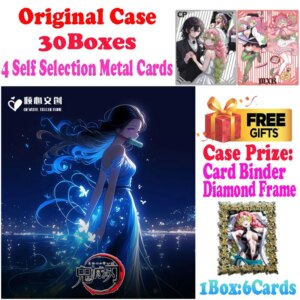 2025 Newest Case Wholesale Qingxin Demon Slayer Waifu Colored Paper Card Shinobu Trading Mitsuri Tanjiro CCG TCG Hobbies Gift