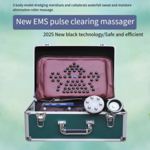 EMS pulse meridians massager Hot compress micro-electric dredging abdomen pack Shaping waist type weight loss molding instrument