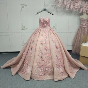 Pink Lace Spaghetti Straps Prom Dresses Extra Puffy Tulle Tiered High Low Evening Gowns Girls Birthday Party Dress Formal Wear