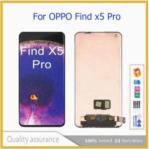 AMOLED Screen Digitizer, For OPPO Find X5Pro Mobile Phone LCD Touch Screens Complete Assembly, Maintenance Spare Parts