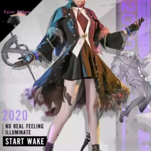 【Coser】Game Arknights Lappland Cosplay Costume Uniform Halloween Party for Women Men Carnival Props
