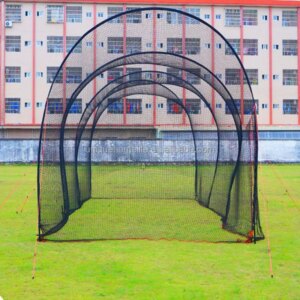 Custom Baseball Softball Batting Cage Outdoor Patio Arch Training Bird Cage Open Batting Cage Practice Net