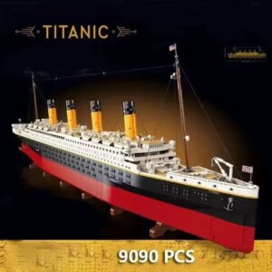 Hot Toys Compatible 10294 Titanic Building Blocks Display Model Bricks Cruise Boat Steamship Aldult Toy Christmas Gifts 9090pcs