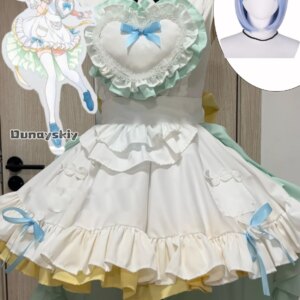 Anime Rem Emilia Cosplay Lolita Meid Costumes Japanese Cute Lolita Maid Women’s Dresses Halloween Party Role-playing Suits じらいけい
