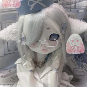 Yis cosplay Custom Furry head Kigurumi Head Cosplay Kemono Fursuit Handmade Headsets Beast Customized Fursuit Kemono Head
