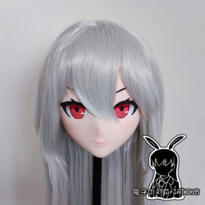 (RB277)Full Head Female Resin Cosplay Japanese Role Play Kigurumi Mask Crossdresser Doll Transgender Mask
