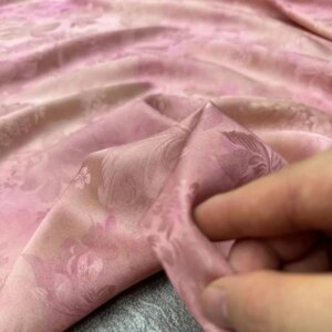 Edelweiss Real Silk Tie-Dyed Fabric 20Momme over Dye Yam Clothes Silk Flower Fabric