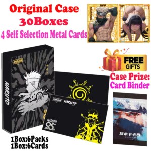 2024 Newest Case Wholesale Zhongying Naruto Colored Paper Collection Card Sakura Booster Box ACG CCG TCG Chrismas Hobbies Gift
