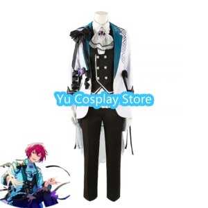 Yu-Cosplay Game Ensemble Stars Suou Tsukasa Cosplay Costume Fancy Party Suit Coat Vest Shirt Pants Hallowen Carnival Uniforms