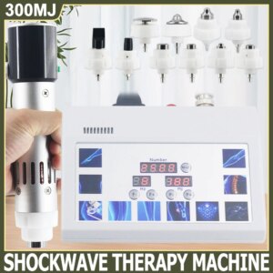 Physiotherapy Shockwave Therapy Machine 300MJ Shock Wave Massager For ED Treatment Relieve Waist Back Pain Relaxation Massager